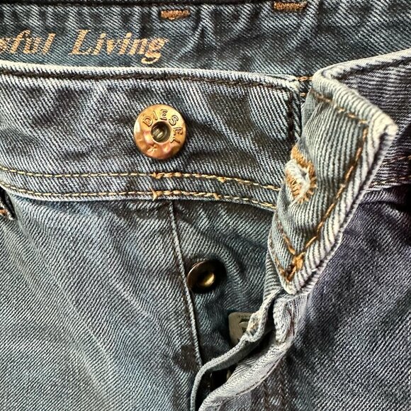 DIESEL Relaxed/Boyfriend cut denim 36 waist - Picture 5 of 6